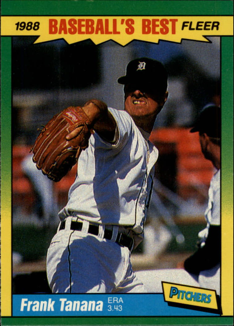 1988 Fleer Sluggers/Pitchers Baseball Cards    042      Frank Tanana